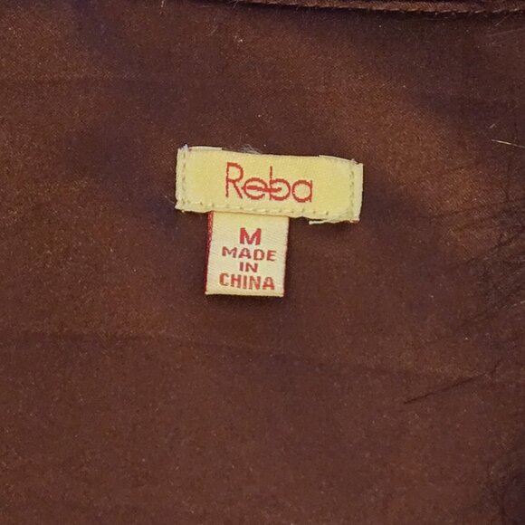 Burgundy Faux Fur Vest by REBA ~ NWOT - Picture 7 of 10